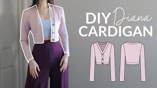 Cropped Cardigan Sewing Tutorial + NEW Sewing Pattern