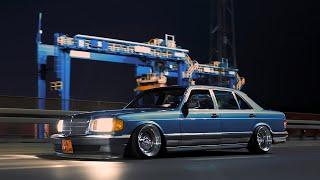 Bagged Mercedes W126 | One Night in Gdynia