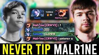 "SATANIC tipped MALR1NE mid game and this happens.." - Satisfying Vengeance!