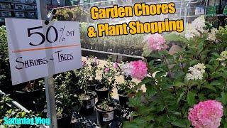 Home Depot Clearance Plants & Houseplant Haul! Garden Chores & New Pottery || Saturday Vlog