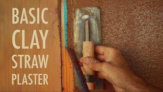 Basic Clay Straw Plaster Finish or Second Coat