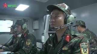 Personnel of Vietnam People's Army enduring a series of drone attacks as part of training.