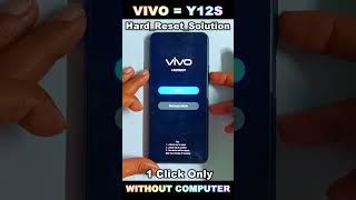 How to Hard Reset Vivo Y12s Phone Forgot Password (Without Pc 2024)