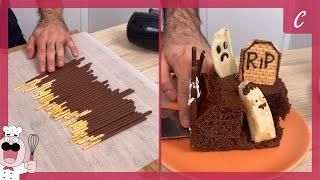 Comment décorer un gâteau au chocolat pour Halloween ‍️