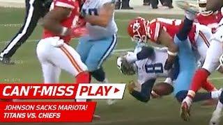 Derrick Johnson Buries Marcus Mariota w/ Drive-Ending Sack! | Can't-Miss Play | NFL Wild Card HLs