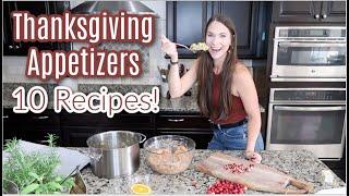 10 New Thanksgiving Appetizer Recipes! Crowd Pleasing Good Time! Impressive & Delicious!