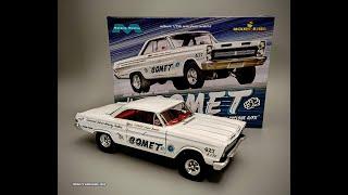 1965 Mercury Comet Cyclone 427 A/FX 1/25 Scale Model Kit Build How To Assemble Paint Gasser Drag