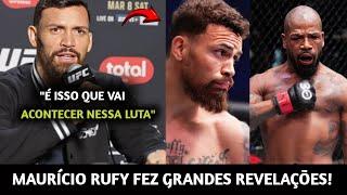 DIFERENCIADO Maurício Rufy FALOU TUDO EM COLETIVA PRÉ UFC 313 e MANDOU A REAL SOBRE LUTA com Green