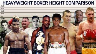 Heavyweight Boxers Height Comparison