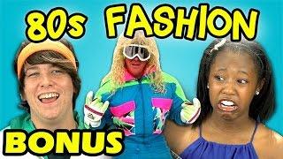 TEENS REACT TO 80's FASHION (Bonus #78)