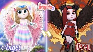 My Talking Angela 2 | ANGEL ANGELA vS DEVIL ANGELA | new update | cosplay