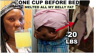 HOW TO LOSE EXTREME BELLY FAT WITHOUT EXERCISE ONLY 1 CUP BEFORE BED WILL MELT IT DOWN REALLY EASY