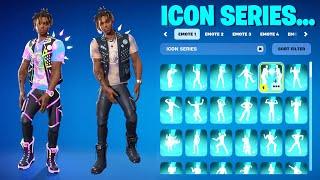 ALL FORTNITE ICON SERIES DANCES & EMOTES