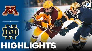 Minnesota vs Notre Dame | NCAA College Hockey | Highlights - January 18, 2025