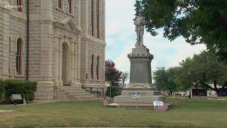 Hundreds clash over removal of Confederate statue in Parker County