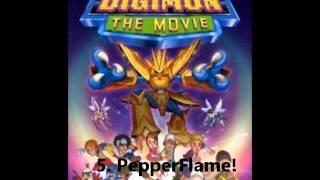 Soundtrack "Digimon - The Movie" 5. PepperFlame!