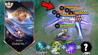 NEW NOLAN 1 HIT BUILD IS BROKEN 1 SECOND ONE SHOT!  (Please Try!) - Mobile Legends