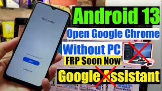 New Method!!! Samsung Android 13 FRP Bypass Open Google Chrome Without Pc