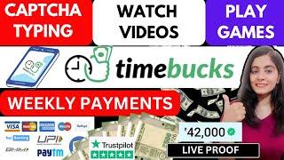 TIME BUCKS EARN DAILY | NO INVESTMENT |WORK FROM HOME JOBS 2024 | TIME BUCKS SE PAISE KAISE KAMAYE