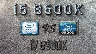 i5 8600K vs i7 6900K Benchmarks | Gaming Tests Review & Comparison