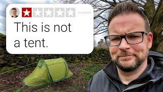 I Tried 1-Star Tent Camping