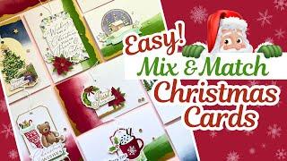 How to make Mix & Match Christmas Cards | Stampin’ Up