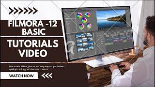 How to Edit a Video in Filmora 12  | Wondershare Filmora 12 Tutorial | How Looks Like Filmora 12