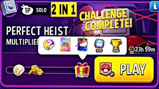 multiplier mushrooms rainbow solo challenge | 2 IN 1 | match masters | perfect heist mushrooms solo