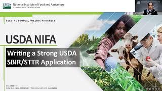 Learn How to Write a Strong USDA SBIR/STTR Application