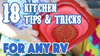 18 Kitchen Cooking Tips & Tools for any RV or Trailer!