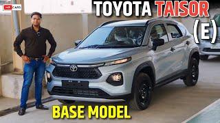 Toyota Taisor Base Variant Review  l Toyota Taisor E Model Walkaround  l MRCars