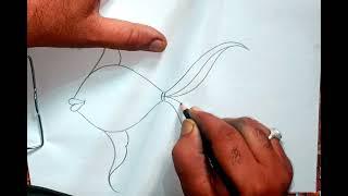 simple fish  drawing for childrens by moin Art's