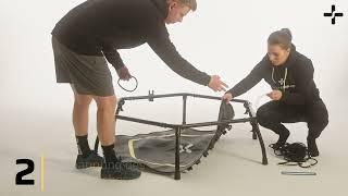 SportPlus Klappbares Fitness Trampolin SP-T-2100 Aufbauvideo