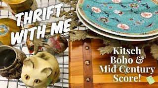 THRIFT with ME / Kitsch Boho & Mid Century Score!