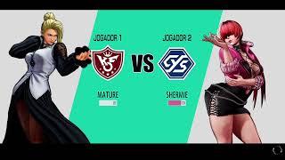 Mature vs Shermie - The King of Fighters XV gameplay 1 vs 1