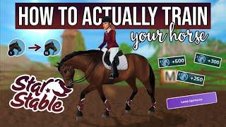 How to ACTUALLY train your horse! || Star Stable Online