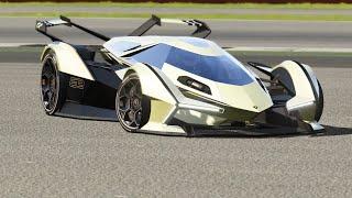 Lamborghini V12 Vision GT Top Gear Testing