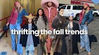 THRIFTING THE FALL TRENDS/SO MANY AMAZING FALL FINDS!