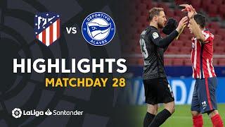 Highlights Atlético de Madrid vs Deportivo Alavés (1-0)