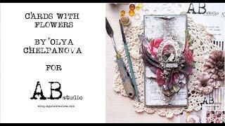 Card with flowers ft. AB Studio DIY full tutorial (by Olya Chelpanova)