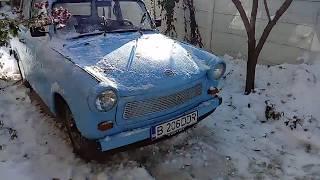 Trabant 601S cold start at -7C