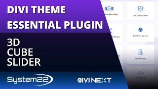 Divi Theme Essential Plugin 3D Cube Slider 