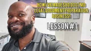 How I Make $80K/mo with LEGAL DOCUMENT PREPARATION LDA Business | #1 - Riches are in Niches