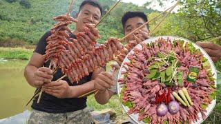 Vịt Bao Tử Nướng món ăn kén người ăn | Nhịp Sống Tây Bắc