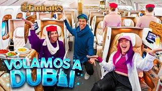 VOLAMOS EN LA AEROLÍNEA MÁS LUJOSA DEL MUNDO | EMIRATES | LOS POLINESIOS Dubai VLOGS