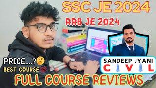 Sandeep Jyani Civil Course Reviews | Best course for SSC JE or RRB JE | Sandeep jyani