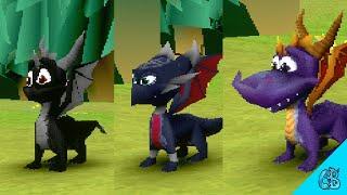 Spyro: Crisis in Chronolia Fangame Demo - Spyro & Sparx's Character Skins