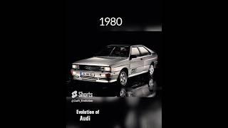 Evolution of Audi | 1899 ~ 2023 #shorts #audi