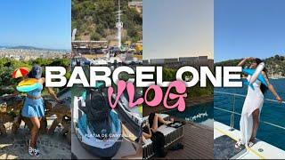 VLOG003:GIRLS TRIP BARCELONE |GETSKY, CROISIÈRE EN CATAMARAN, ROOFTOP + PARK GUËLL|SUITE ET FIN…️️