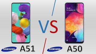 مقارنة Samsung A51 vs A50